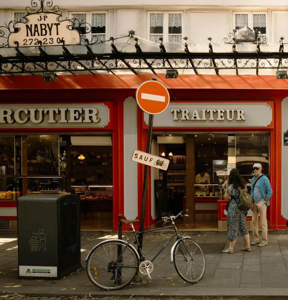 Curated itinerary cover for a lazy Sunday in Le Marais, Paris, featuring chic streets or café scene