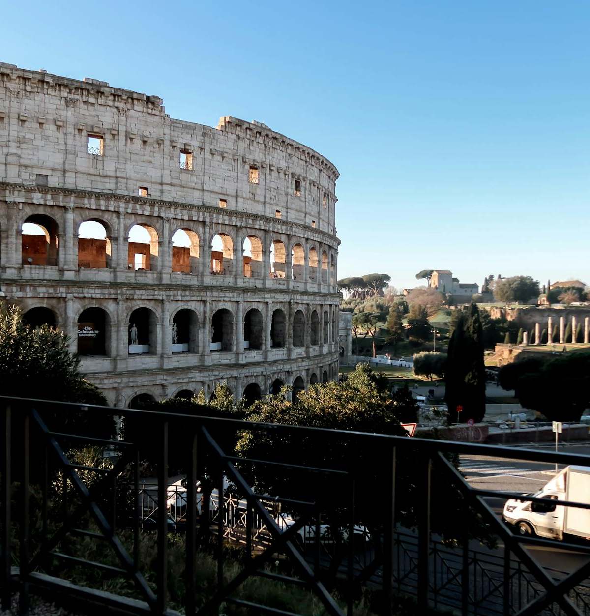 Explore the iconic Colosseum in Rome with this stunning architectural shot.